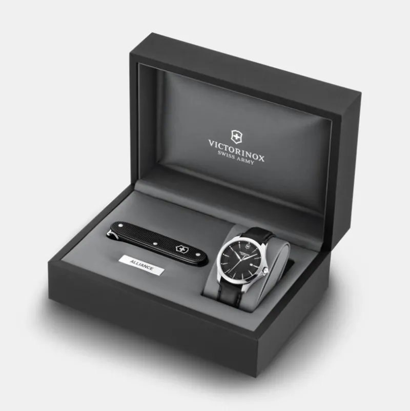 Best Alliance Uhr und Schweizer Taschenmesser im Set Herren Herrenuhren|Business Uhren