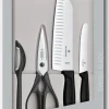 Outlet Classic Küchengarnitur, 4-teilig Gemüsemesser|Aufbewahrung Und Sets