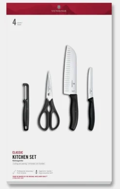 New Classic Kitchen Set, 4 Pieces Gemüsemesser|Aufbewahrung Und Sets