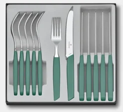 New Modern Besteck, 12-teilig Aufbewahrung Und Sets|Besteck