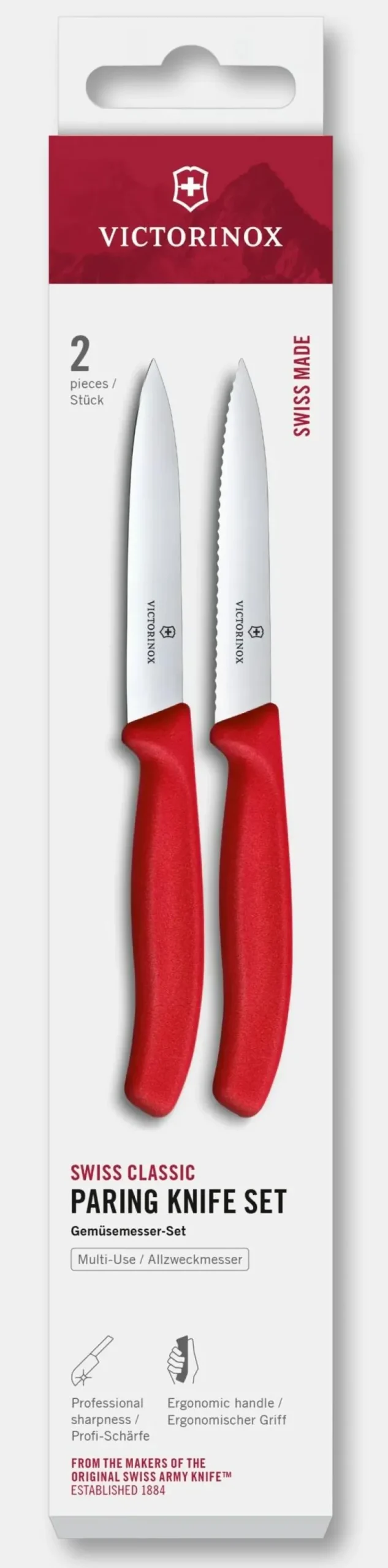 Clearance Swiss Classic Gemüsemesser-Set, 2-teilig Gemüsemesser