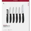 Clearance Swiss Classic Gemüsemesser-Set mit geradem Schäler, 6-teilig Gemüsemesser|Aufbewahrung Und Sets