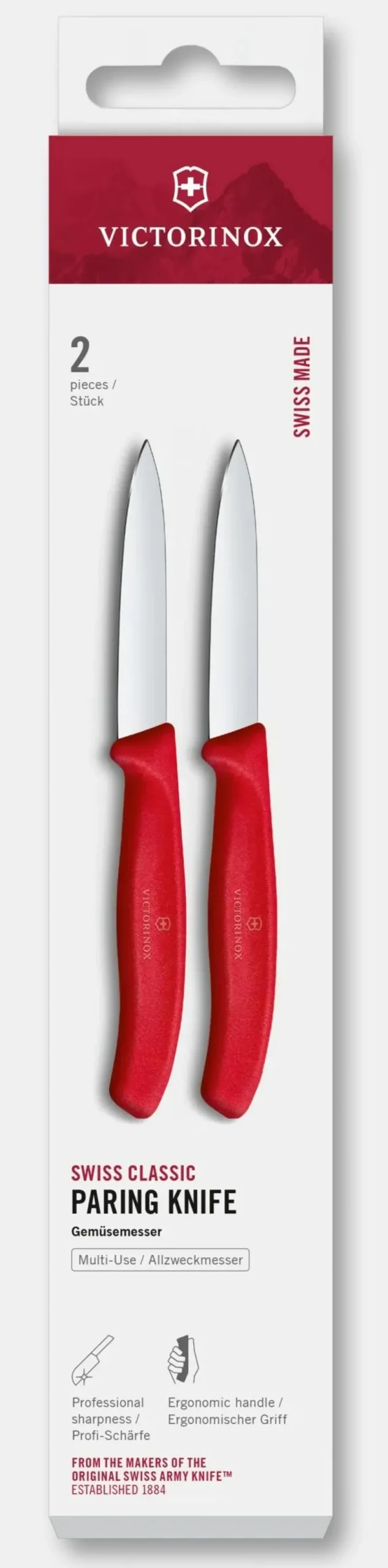 Online Swiss Classic Gemüsemesser-Set, 2-teilig Gemüsemesser