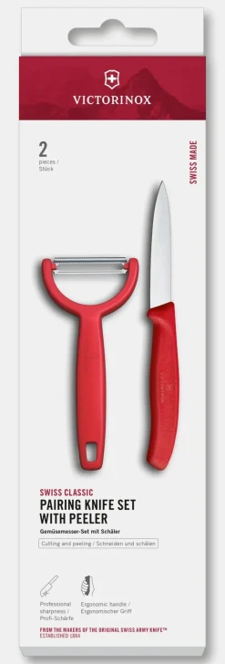 Fashion Swiss Classic Gemüsemesser-Set mit Y-Schäler, 2-teilig Gemüsemesser|Aufbewahrung Und Sets