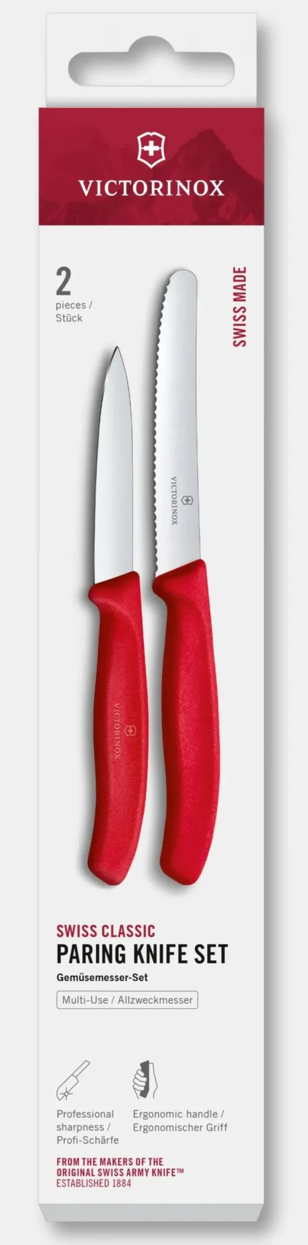 Clearance Swiss Classic Gemüsemesser-Set, 2-teilig Gemüsemesser|Aufbewahrung Und Sets