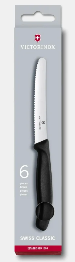 Online Swiss Classic Tomaten- und Tafelmesser-Set, 6-teilig Gemüsemesser|Aufbewahrung Und Sets