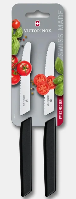 Discount Swiss Modern Tomaten- und Tafelmesser-Set, 2-teilig Gemüsemesser|Aufbewahrung Und Sets