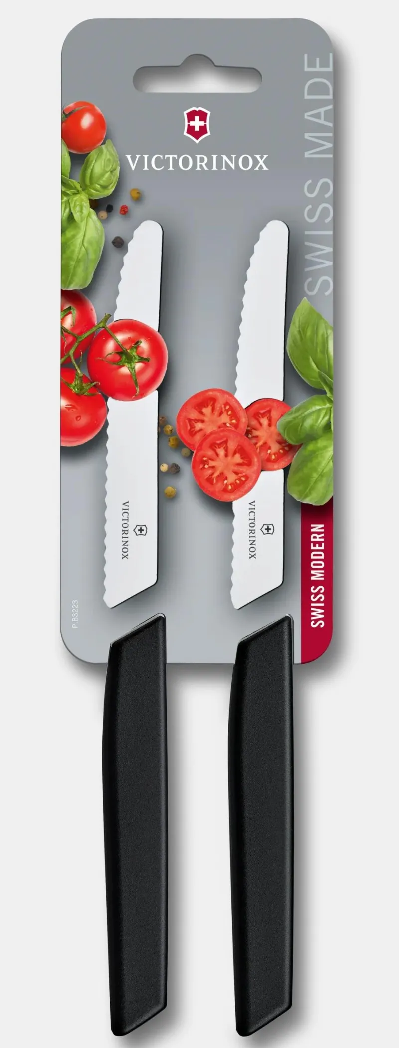 Discount Swiss Modern Tomaten- und Tafelmesser-Set, 2-teilig Gemüsemesser|Aufbewahrung Und Sets