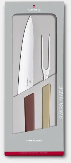 Outlet Swiss Modern Tranchier-Set, 2-teilig Kochmesser|Aufbewahrung Und Sets