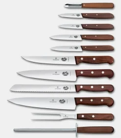 Discount Wood Messerblock, 11-teilig Kochmesser|Aufbewahrung Und Sets