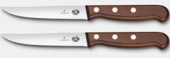 Sale Wood Steakmesser-Set, 2-teilig Steakmesser|Aufbewahrung Und Sets