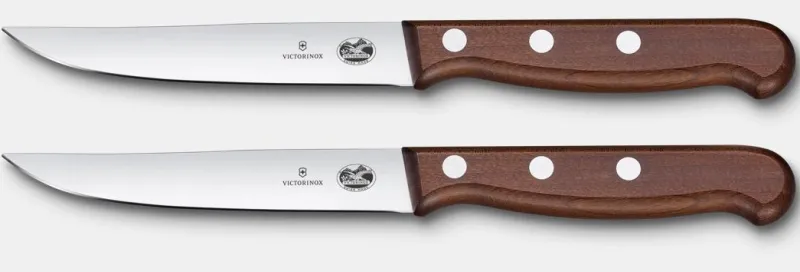 Sale Wood Steakmesser-Set, 2-teilig Steakmesser|Aufbewahrung Und Sets